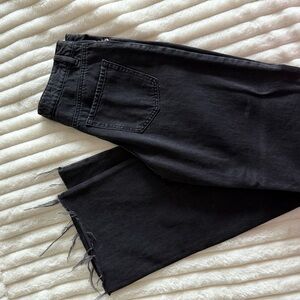 Black Dynamite Frayed Hem Jeans